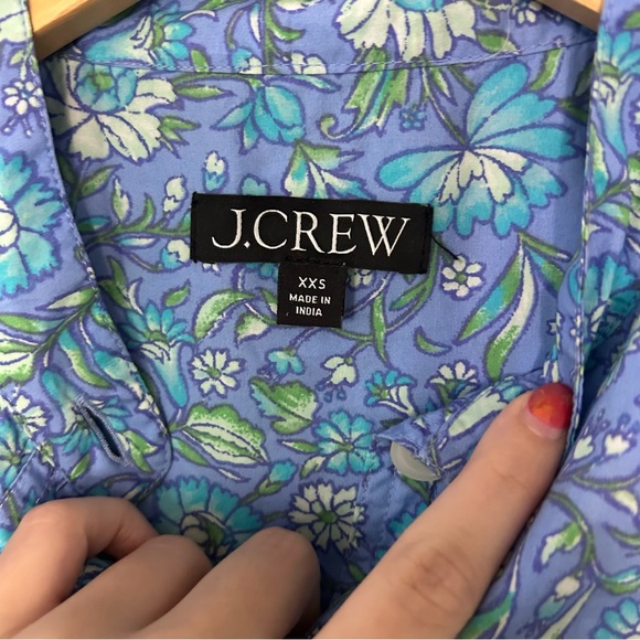 J.Crew Fresco Top In Floral Cotton Poplin - Picture 5 of 10